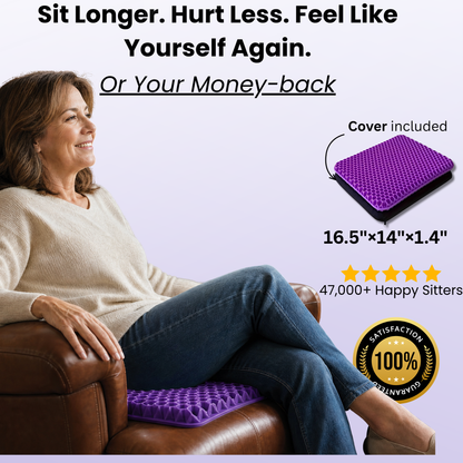 The Gel Seat Cushion That Ends Sitting Pain